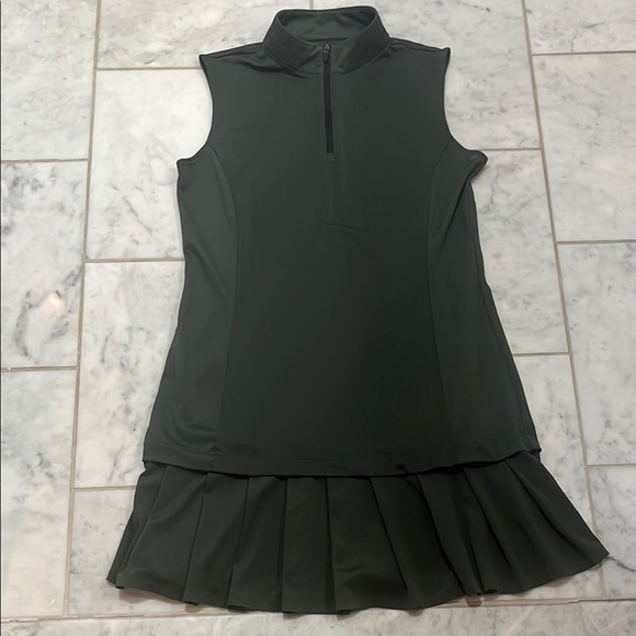 Sleeveless see through Dark Green Dress (must wear like sports bra and shorts) - Picture 1 of 2